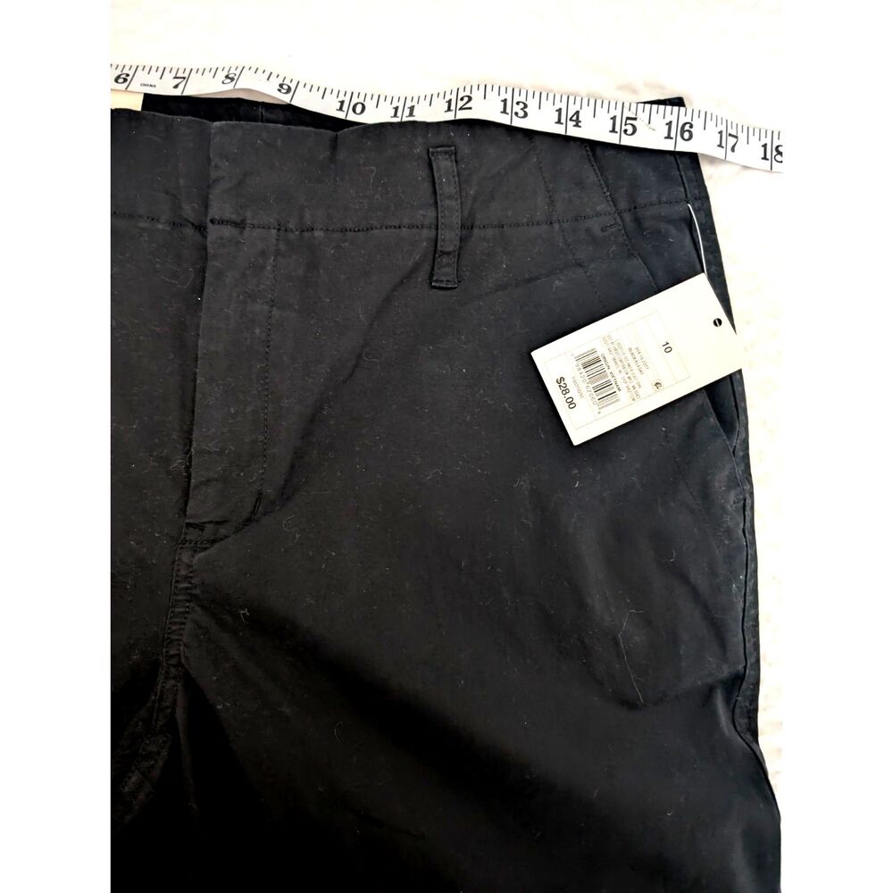 A New Day Women's High Rise Straight Leg Hip & Thigh Stretch Pants Black 10/R - Picture 6 of 6